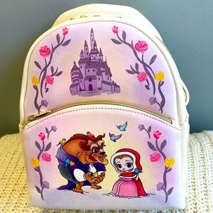 Loungefly x Disney Beauty & the Beast chibi backpack